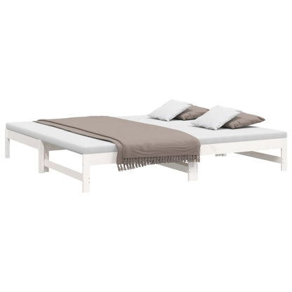 Day Bed | White | Solid pinewood | Double