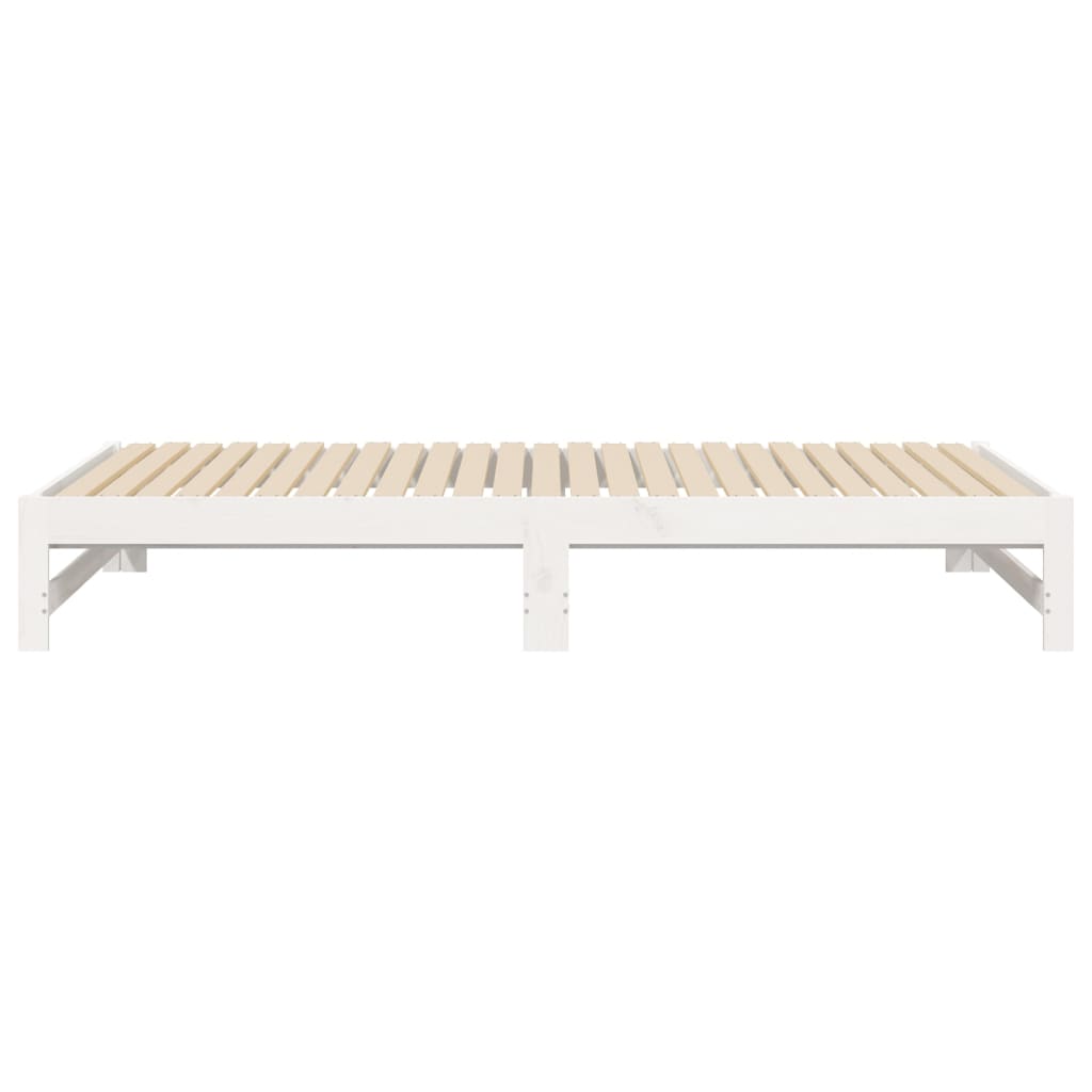 Day Bed | White | Solid pinewood | Double