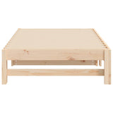 Pull-out Day Bed 2x(90x190) cm Solid Wood Pine