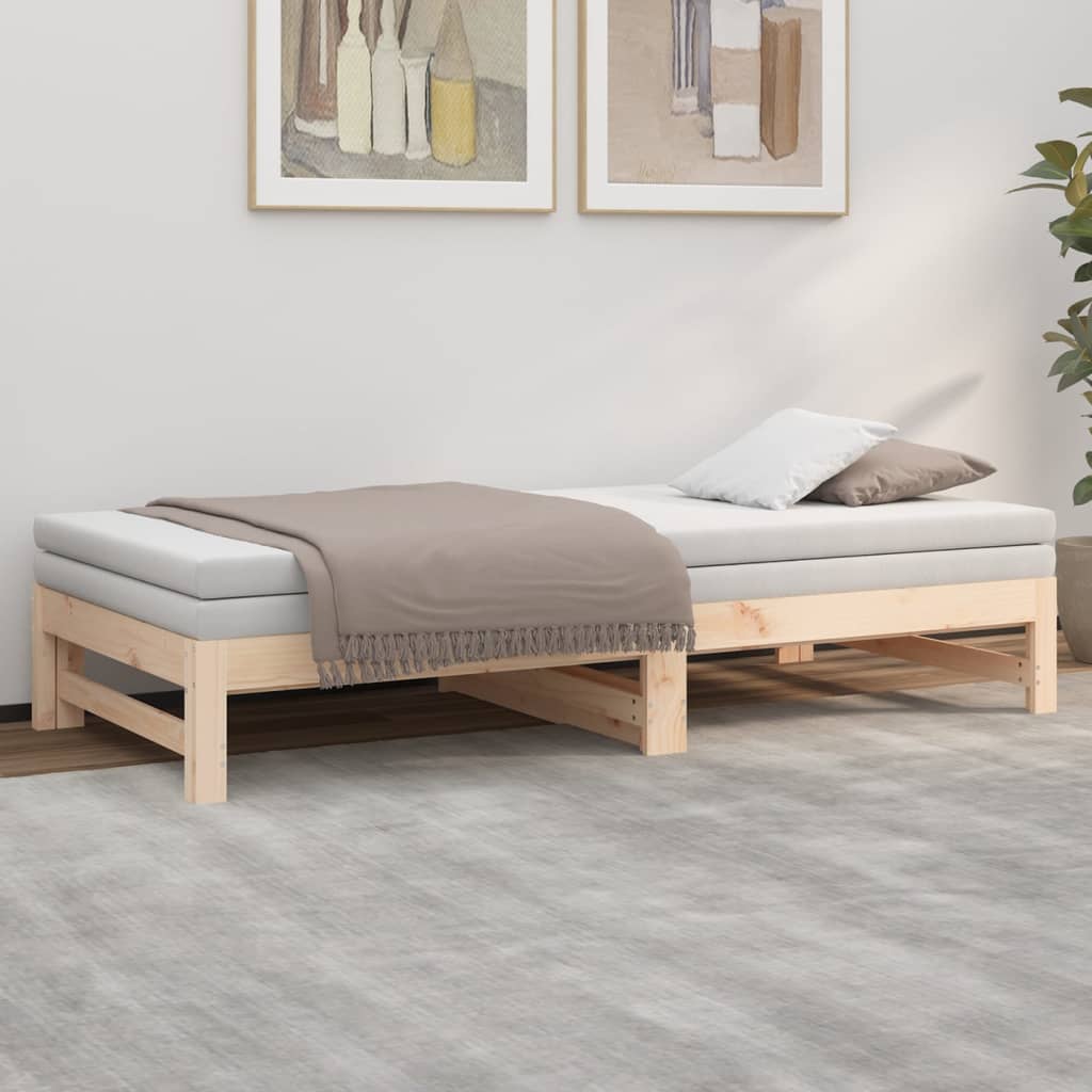 Day Bed | Natural Pine | Solid pinewood | 75 x 190 cm