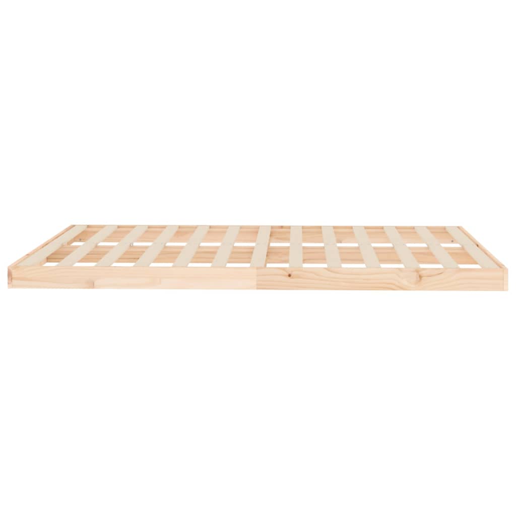 Bed Frame | Natural Wood | Solid pinewood | Double | Light Weight