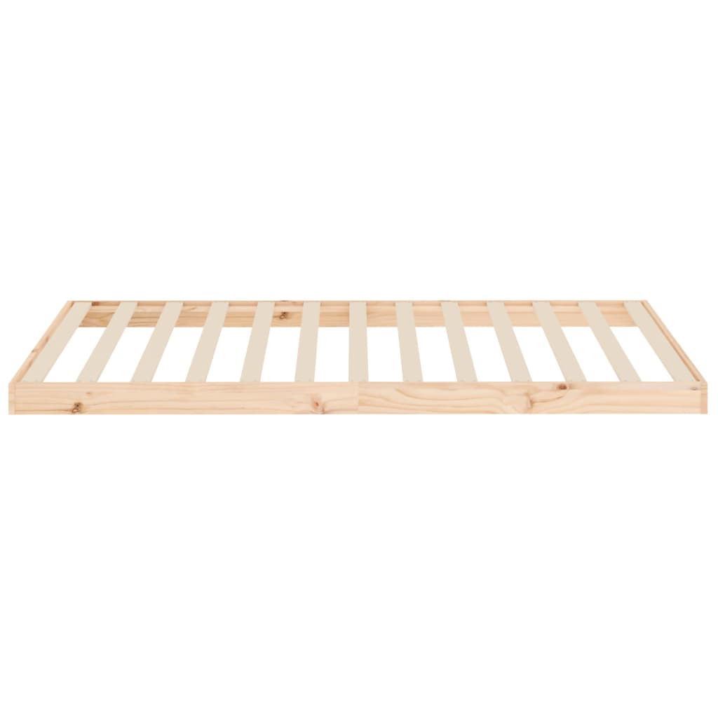 Bed Frame | Natural Pine | Solid wood, Plywood | Single