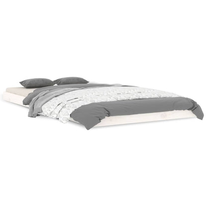 Bed Frame | White | Solid Pine Wood | Single | Durable | Bed Frame