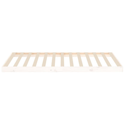 Bed Frame | White | Solid Pine Wood | Single | Durable | Bed Frame