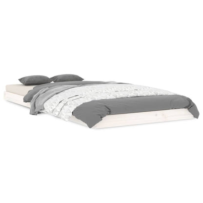 Bed Frame | White | Solid pine wood | Single | Durable  | Bed Frame