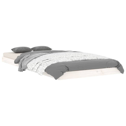 Bed Frame | White | Solid pine wood | Single | Durable  | Bed Frame