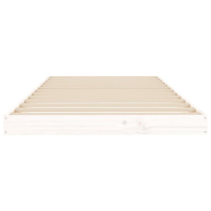 Bed Frame | White | Solid pine wood | Single | Durable  | Bed Frame