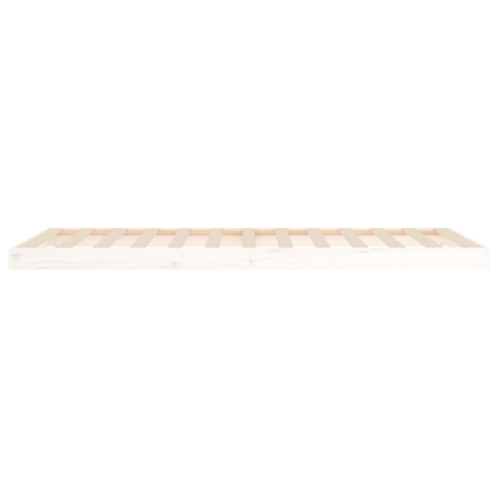 Bed Frame | White | Solid pine wood | Single | Durable  | Bed Frame