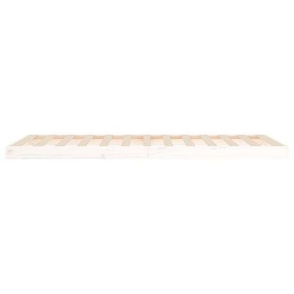 Bed Frame | White | Solid pine wood | Single | Durable  | Bed Frame