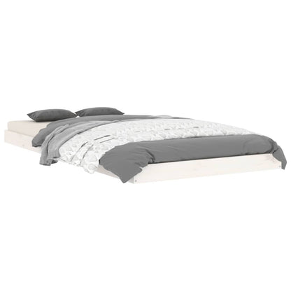 Bed Frame | White | Solid Pine Wood | Single | Durable | Bed Frame