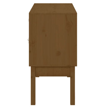 Sideboard Honey Brown 110x40x78 cm Solid Wood Pine