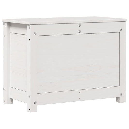 Storage Box | White | Solid Pine Wood | Medium | Storage Box