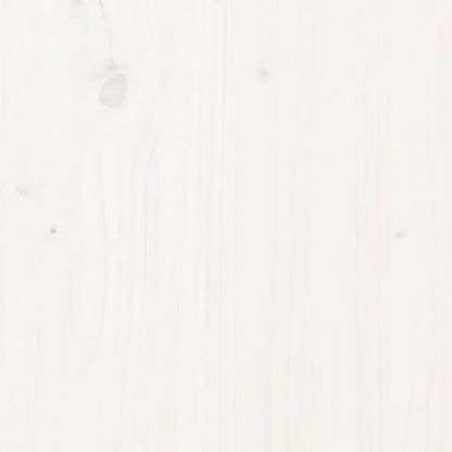 Laundry Box White 88.5x44x66 cm Solid Wood Pine
