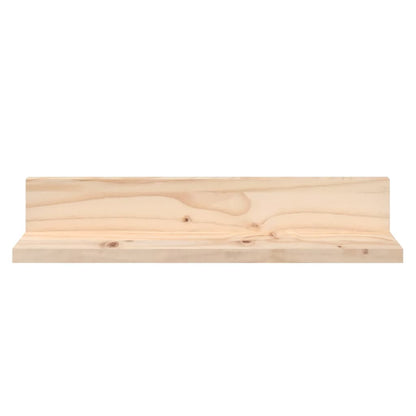 Wall Shelves 2 pcs 50x11x9 cm Solid Wood Pine