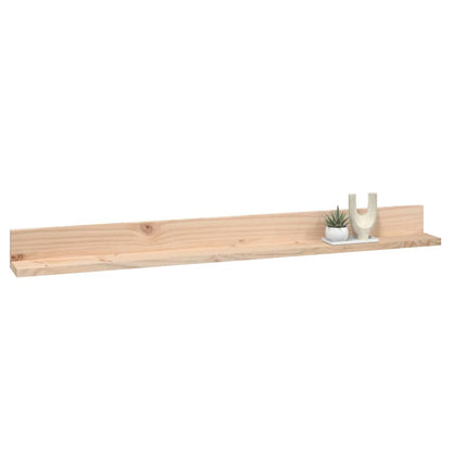 Wall Shelves 2 pcs 110x11x9 cm Solid Wood Pine
