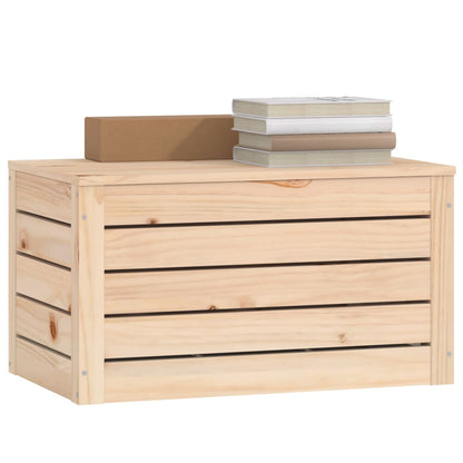Storage Box 89x36,5x33 cm Solid Wood Pine