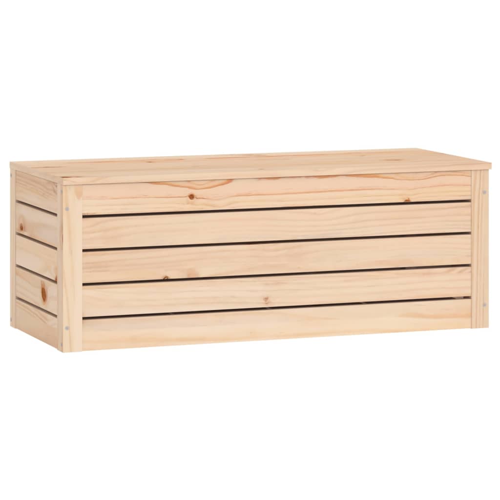 Storage Box 89x36,5x33 cm Solid Wood Pine