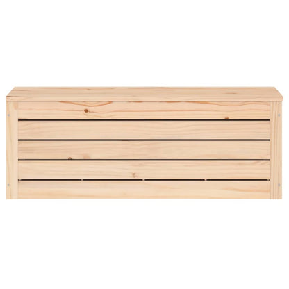 Storage Box 89x36,5x33 cm Solid Wood Pine