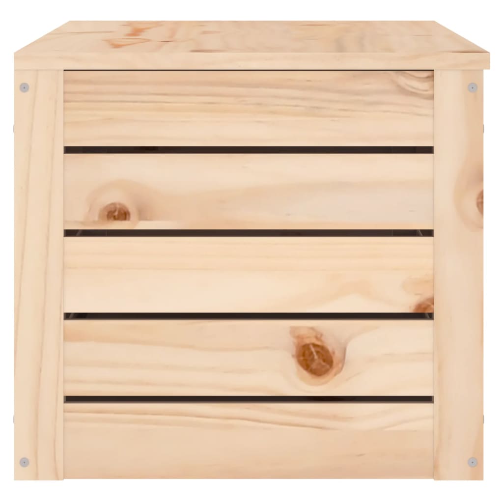 Storage Box 89x36,5x33 cm Solid Wood Pine
