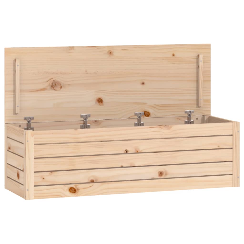 Storage Box 109x36,5x33 cm Solid Wood Pine