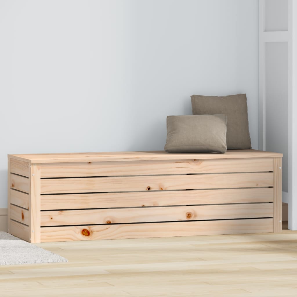 Storage Box 109x36,5x33 cm Solid Wood Pine