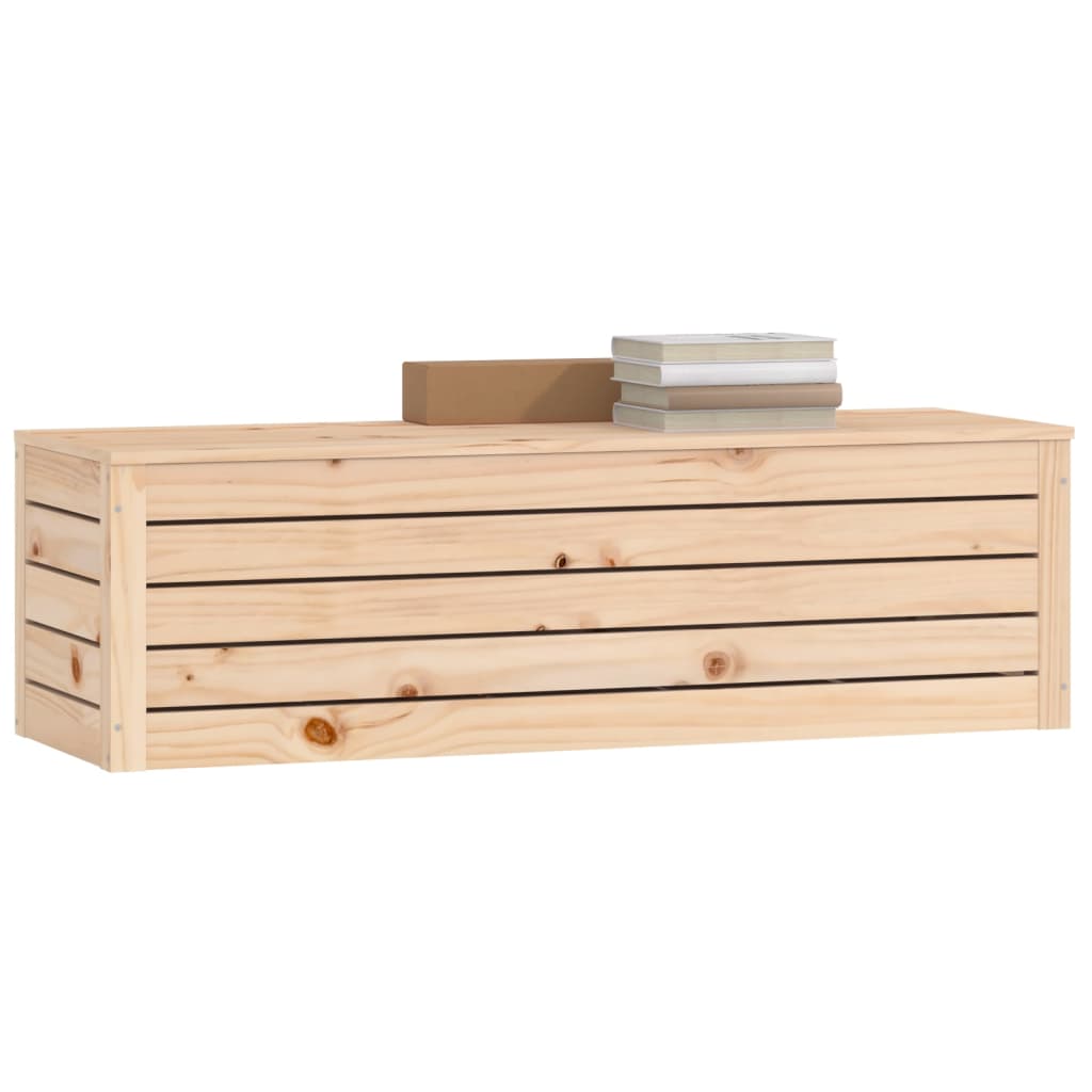 Storage Box 109x36,5x33 cm Solid Wood Pine