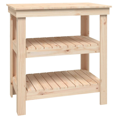 Work Bench 78,5x50x80 cm Solid Wood Pine