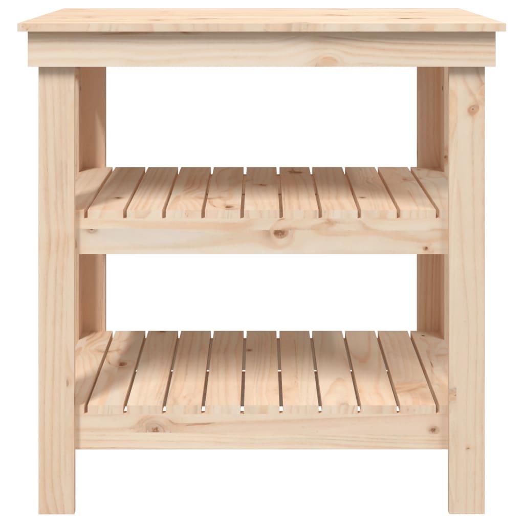 Work Bench 78,5x50x80 cm Solid Wood Pine