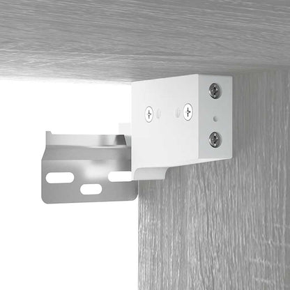 Sink Cabinet With Basin | Grey Sonoma, White | Engineered wood, Ceramic