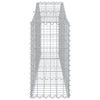 Arched Gabion Basket 78.7"x11.8"x23.6"/31.5" Galvanized Iron