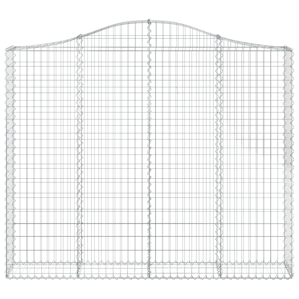 Arched Gabion Basket 200x30x160/180 cm Galvanised Iron