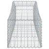 Arched Gabion Basket 78.7"x19.7"x15.7"/23.6" Galvanized Iron
