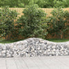 Arched Gabion Basket 78.7"x19.7"x15.7"/23.6" Galvanized Iron