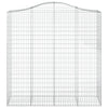 Arched Gabion Basket 200x50x200/220 cm Galvanised Iron