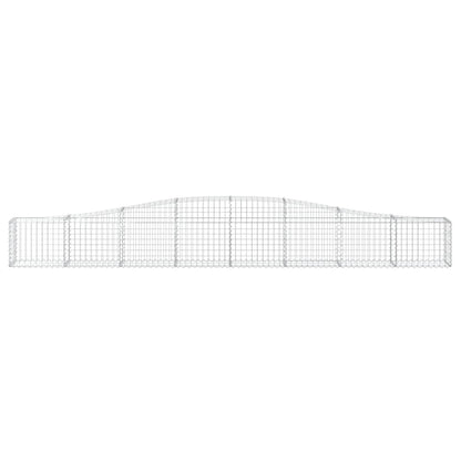 Arched Gabion Basket 400x30x40/60 cm Galvanised Iron