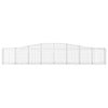 Arched Gabion Basket 157.5"x11.8"x23.6"/31.5" Galvanized Iron