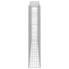 Arched Gabion Basket 400x30x160/180 cm Galvanised Iron