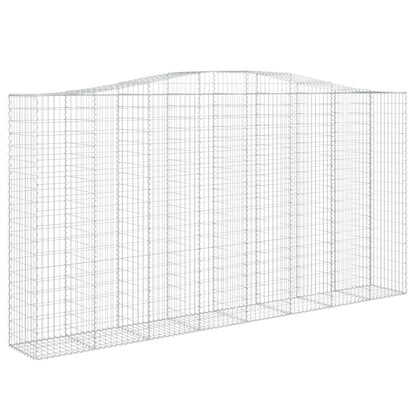 Arched Gabion Basket 400x50x200/220 cm Galvanised Iron