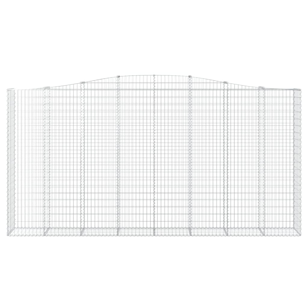 Arched Gabion Basket 400x50x200/220 cm Galvanised Iron