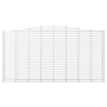 Arched Gabion Basket 400x50x200/220 cm Galvanised Iron