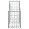 Arched Gabion Basket 39.4"x11.8"x15.7"/23.6" Galvanized Iron