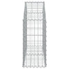 Arched Gabion Basket 39.4"x11.8"x23.6"/31.5" Galvanized Iron