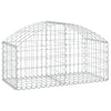 Arched Gabion Basket 39.4"x19.7"x15.7"/23.6" Galvanized Iron