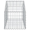 Arched Gabion Basket 39.4"x19.7"x15.7"/23.6" Galvanized Iron