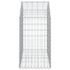 Arched Gabion Basket 39.4"x19.7"x31.5"/39.4" Galvanized Iron