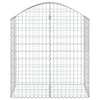 Arched Gabion Basket 39.4"x19.7"x39.4"/47.2" Galvanized Iron