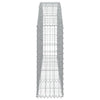 Arched Gabion Basket 78.7"x11.8"x31.5"/39.4" Galvanized Iron