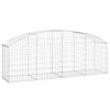 Arched Gabion Basket 78.7"x19.7"x23.6"/31.5" Galvanized Iron