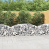 Arched Gabion Basket 78.7"x19.7"x23.6"/31.5" Galvanized Iron