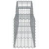 Arched Gabion Basket 78.7"x11.8"x15.7"/23.6" Galvanized Iron